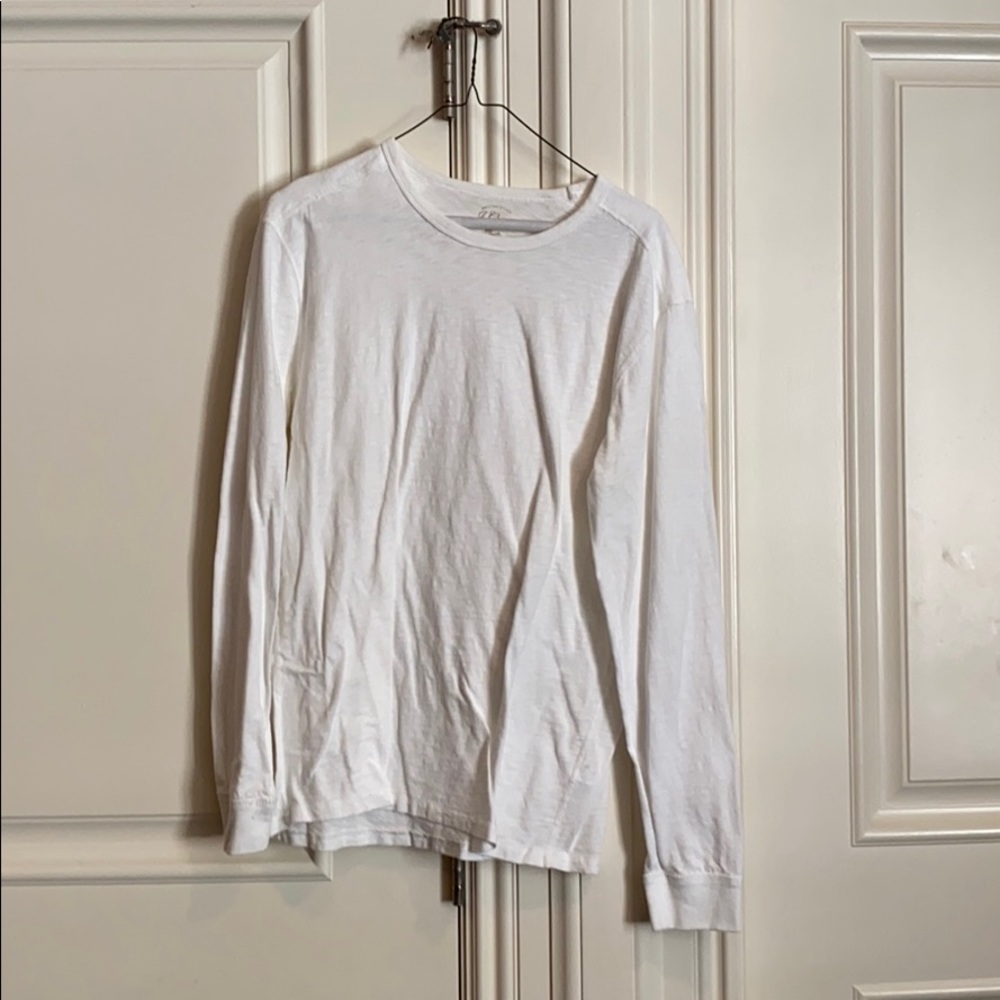 J. Crew white long sleeve